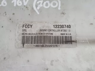 12230740 Блок управления двигателем Opel Zafira B Арт e12765550, вид 2