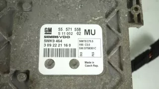 55571558 5WK9464 Блок управления двигателем Opel Astra H Арт e12765294, вид 3