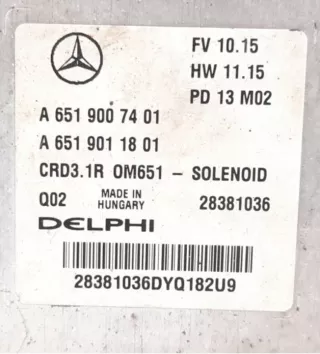 6519007401 Блок управления двигателем Mercedes GLK X204 Арт e12764590, вид 4