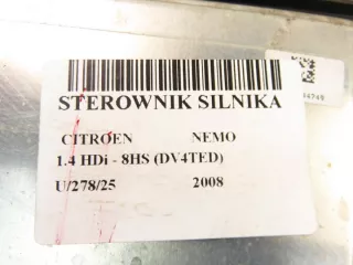 028101444 Блок управления двигателем Citroen Nemo Арт e12762915, вид 2