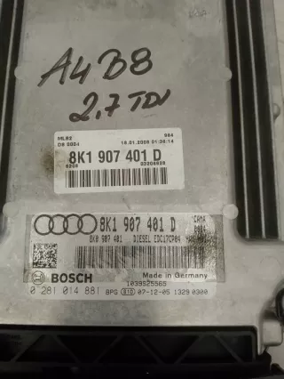 8K1907401D 0281014881 8K1997401X Блок управления двигателем Audi A4 B8 Арт e12760512, вид 2