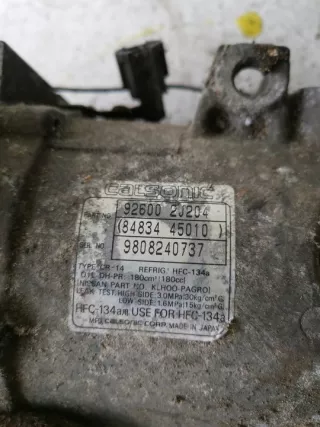 926002J204 Компрессор кондиционера Nissan Primera 12 Арт e12758484, вид 2