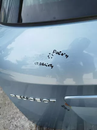2011-2013 Крышка багажника (дверь 3-5) Peugeot 308 1 Арт e12739537, вид 4