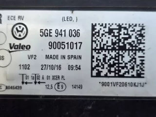 5GE941036 Фара правая Volkswagen Golf 7 Арт e12737283, вид 6
