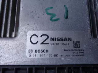 23710BB47A 0281017185 Блок управления двигателем Nissan Qashqai 1  Арт e12729063, вид 2