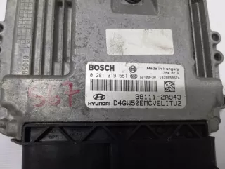 391112A943 39111-2A943 0281019551 Блок управления двигателем Hyundai i30 FD Арт e12728392, вид 4