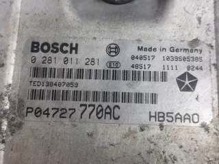 04727770AC 0281011281 05082503AD 04686686AM 04727338AD Блок управления двигателем Chrysler Voyager 4 Арт e12727778, вид 2