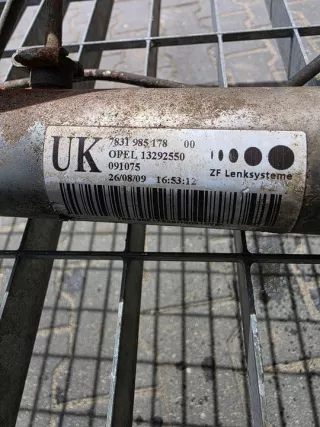 13292550 Рулевая рейка Opel Astra H Арт e12721096, вид 2