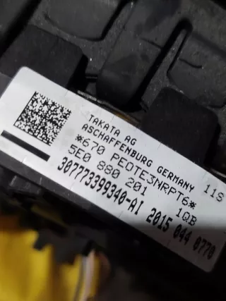 5E0880201 Подушка безопасности Skoda Fabia 2 Арт e12720617, вид 4