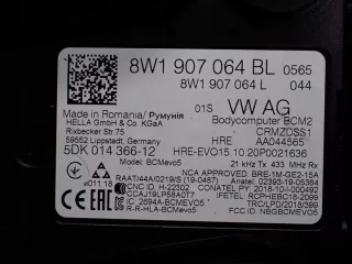 8W1907064BL Блок комфорта Audi A4 B9 Арт e12717109, вид 3