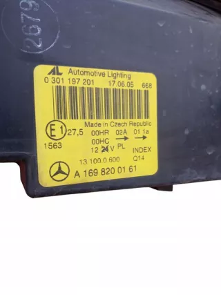A1698200161 Фара левая Mercedes A W169 Арт e12708603, вид 3