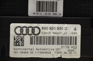 8X0920930D Щиток приборов (приборная панель) Audi A1 Арт e12701528, вид 4