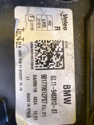 9482812-07 Фара правая BMW 1 F40 Арт e12697677, вид 3