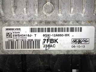 6G91-12A650-MK LORK-486-19440 Блок управления двигателем Ford Galaxy 2 Арт e12692739, вид 4