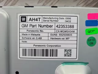 42353388 Блок навигации Opel Astra J Арт e12613120, вид 5