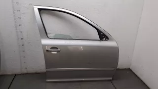  Дверь передняя правая серебристая Skoda Octavia A5 restailing Арт 20443968, вид 1