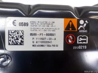 146336100B Подушка безопасности пассажирская (в торпедо) Tesla model S Арт E84798691, вид 4