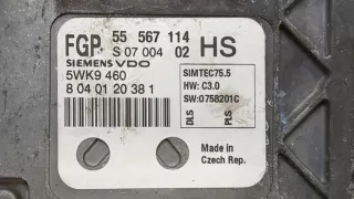 55567114 Блок управления двигателем Opel Astra H Арт 20451378, вид 2