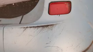  Бампер задний голубой Renault Scenic 2 Арт 20454394, вид 4
