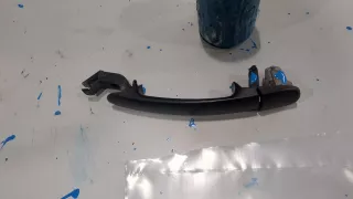 3B0837207F,3B0837886D Ручка наружная задняя правая серебристая Volkswagen Golf 5 Арт 20447015, вид 1