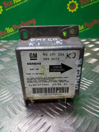 90491004 Блок AirBag Opel Omega B Арт 2-197438, вид 1