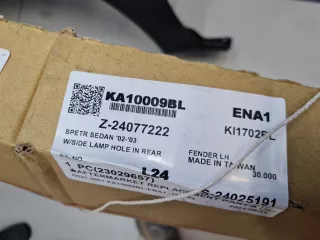 KA10009BL Крыло переднее левое Kia Spectra 1, Spectra sd Арт ZAP353019, вид 5