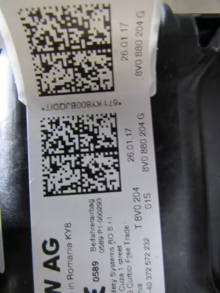 0589P1000293 Подушка безопасности пассажира Audi A3 8V Арт AL17737725425, вид 3