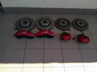 8W0615108AL,8W0615107AL,audiolcar1 Суппорт тормозной передний левый Audi RS4 B8 Арт AL17751957688, вид 1