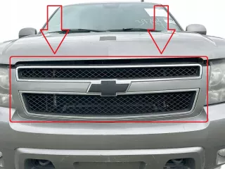 10GM077A Решетка радиатора Chevrolet Tahoe 4 Арт AL17756225270, вид 1