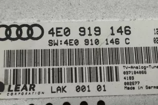 4E0919146 Магнитола (аудио система) Audi A8 D3 (S8) Арт AL17619853781, вид 3