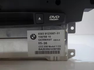 9123087 Магнитола (аудио система) BMW 5 E60/E61 Арт AL17716417569, вид 2
