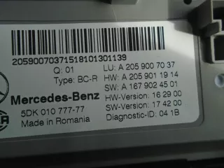 A2059007037 Блок комфорта Mercedes C W205 Арт AL17626159453, вид 2