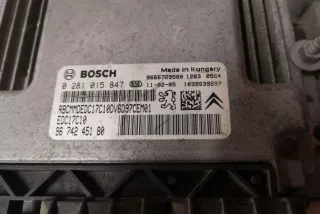 0281015847 Блок управления двигателем Citroen DS3 Арт AL17645826512, вид 1