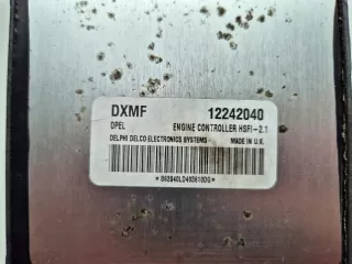 12242040 Блок управления двигателем Opel Astra G Арт AL17679355483, вид 2