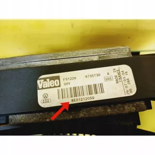8E0121205Q Вентилятор радиатора Audi A4 B6 Арт AL17630554965, вид 2