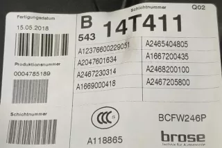 2469065200 Стекло двери задней правой Mercedes B W246 Арт AL17582813252, вид 5