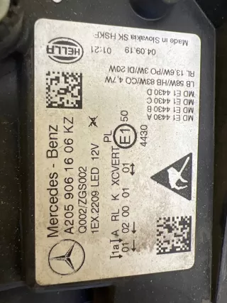 A2059061606 Фара передняя (комплект) Mercedes C W205 Арт AL17704092463, вид 2