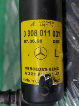 форсунка фароомывателя Mercedes S W221 2005г. A2218601347, A2218800147 - Фото 5