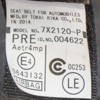 Ремень безопасности передний левый Lexus RX 3 2014г. 7X2120-P , art405357 - Фото 6