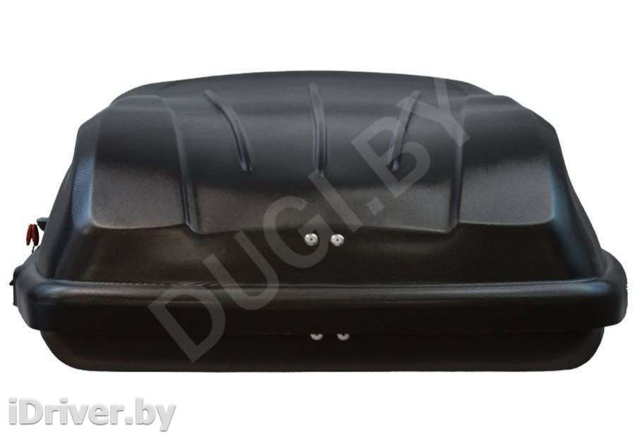 Багажник на крышу Автобокс (370л) на крышу FirstBag , цвет черный матовый Chery Kimo 2012г.   - Фото 5