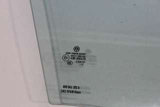 Стекло двери передней правой Volkswagen Polo 5 2009г. 6R0845202A - Фото 2