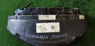 Щиток приборов (приборная панель) Volkswagen Sharan 1 restailing 2003г.  - Фото 3