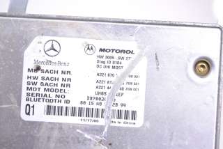 Блок управления телефоном Mercedes S W221 2006г. art830007 - Фото 5