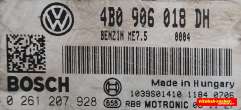 Блок управления двигателем Audi A4 B6 2005г. AWT, 4B0906018DH - Фото 2