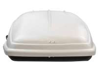 Багажник на крышу Автобокс (350л) на крышу FirstBag белый матовый Honda Jazz 2 2012г.  - Фото 2