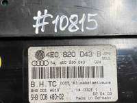 Блок управления печки/климат-контроля Audi A8 D3 (S8) 2003г. 4E0 820 043 B - Фото 2