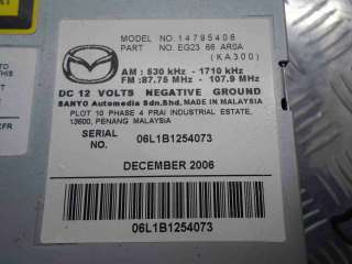 Магнитола Mazda CX-7 2007г. EG2366AR0A,14795406 - Фото 2