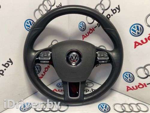 Рулевое колесо Volkswagen Touareg 2 2014г.  - Фото 1
