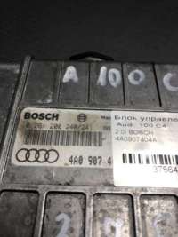 Блок управления двигателем Audi 100 C4 1994г. Bosch, 0261200240, 4A0907404A - Фото 3
