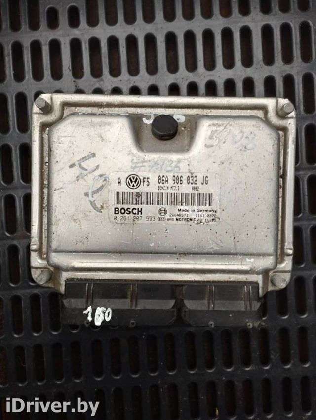 Блок управления двигателем Volkswagen Golf 4 2003г. 06A906032JG,0261207953 - Фото 1
